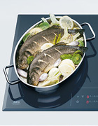AEG 5-fach Induktionskochfeld HK955420 mit Facetten-Design