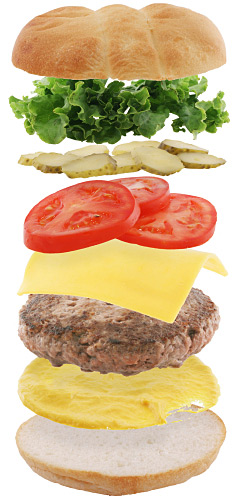 Burger Zutaten