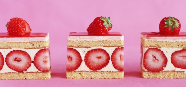 Erdbeerkuchen