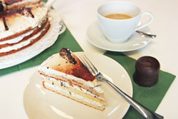Schnell zubereitete Mohrenkopftorte