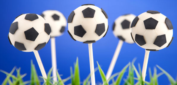 Fu�ball Cake Pops