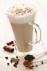 Cremig-w�rziger Chai Latte