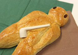 Weckmann mit Pfeife