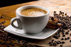 Genuss pur: frisch gebr�hter Kaffee