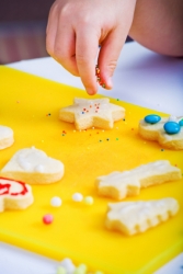 Bunte Pl�tzchendeko: beliebt bei Kindern