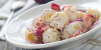 Leichter und cremiger Kartoffelsalat