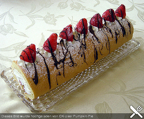 Erdbeer - Sahne - Rolle Erdbeer - Sahne - Rolle