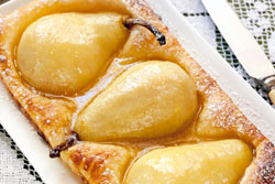 Knusprige Birnentarte
