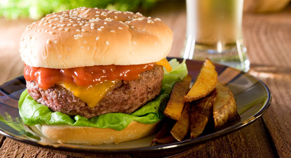 Gesunde Ernährung - Hamburger