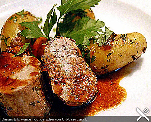 Albertos glasiertes Schweinefilet