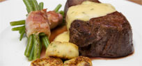 Chateaubriand mit Speckbohnen