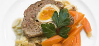 Falscher Hase mit glacierten M�hren