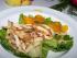 Kr&auml;uterseitlinge auf Romasalat mit flambierten Kumquats und Aceto Balsimco Dressing