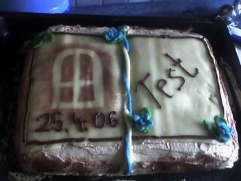 Probeback der Bibeltorte