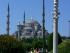 Die Blaue Mosche Sultan-Ahmed, oder wie sie auf t&uuml;rkisch hei&szlig;t Sultanahmet Camii, im Herzen der Altstadt von Istanbul.