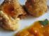 Die fertigen Aprikosenkn�del aus Brandteig - mein ausf�hrliches Rezept findet ihr unter http://www.chefkoch.de/rezepte/1454471250419748/Aprikosenknoedel-aus-Brandteig.html