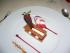 D�lice von Himbeeren und Fromage blanc mit Knusper-Pralin� und marmoriertem Himbeereis