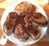 die gebratenen Steaks (f&uuml;r uns B&auml;ren aus Steakh&uuml;fte, da wir diese dem Roastbeef vorziehen)