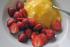 Vanille-Milchreis mit Erdbeeren