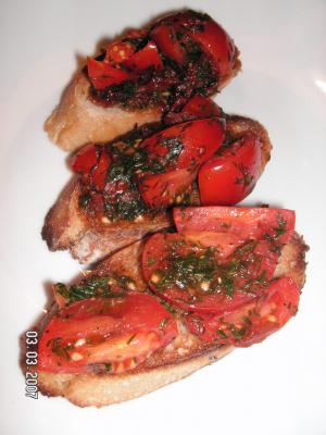 Bruchetta mit Tomaten