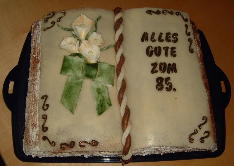 Kuchen 85. Geburtstag