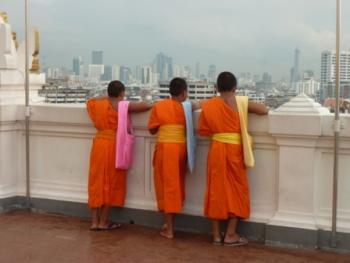 Auf dem Golden Mount in Bangkok
