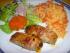 Cevapcici mit Djuvecreis  http://www.chefkoch.de/rezepte/1360401240843208/Cevapcici-Hackwuerstchen-im-Speckmantel.html