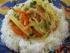 Thai - Curry  http://www.chefkoch.de/rezepte/460771139185700/Schnelles-Thai-Curry-mit-Huhn-Paprika-und-feiner-Erdnussnote.html