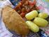 Panierte Putenrolle  http://www.chefkoch.de/rezepte/1682261276410458/Panierte-Putenrolle.html