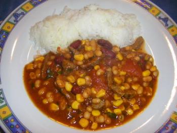 Chili con carne  http://www.chefkoch.de/rezepte/1630981270647452/Chili-con-carne.html