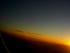 Sonnenuntergang im Flugzeug