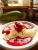 zitronen creme mit himbeeren