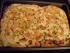 Flammkuchen mit Lachs und Lauch