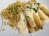 Gebratener Spargel mit Orangensahne