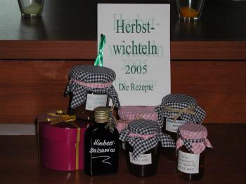 Der Inhalt meines ersten Wichtelpaketes...