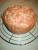 Sauerteigbrot in runder Form gebacken.