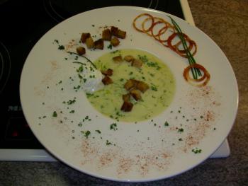 Lauch-Creme-Suppe