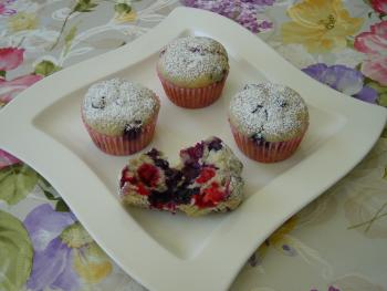 Himbeer - Blueberry - Muffins