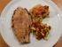 Mediterrane Polenta mit Lachs und Pangasius