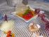 Creme brullet von der Erdbeere mit Erdbeersalat, Champagnereis und gebackenen Lychees.JPG