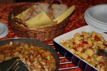 Tortilla, Paprika-Huhn