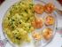 B�rlauchrisotto mit Scampi