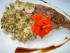 2008 August Lammsteak und Perlgraupen-Risotto mit Pfifferlingen