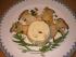 Romanescoflan auf Carpaccio von gebratenen Kr�uterseitlingen