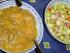 Rindfleisch-Gelbcurry mit Salat