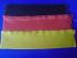 Teig mit Gelbwurz, Tintenfisch und Tomatenmark f�rben, Platten nebeneinander legen und andr�cken