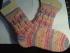 Den Anfang machen die Socken die ich f&uuml;r Valentienstag zum Wichteln gestrickt habe. Hier f&uuml;r eine Dame...