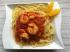 Spaghetti mit Garnelen in Orangen Chili So�e ca. 10PP pro Portion (mit Nudeln satt f�r 7PP)