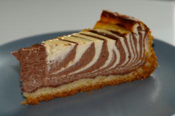 Zebra-K&auml;sekuchen