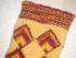 Details der Patchsocken